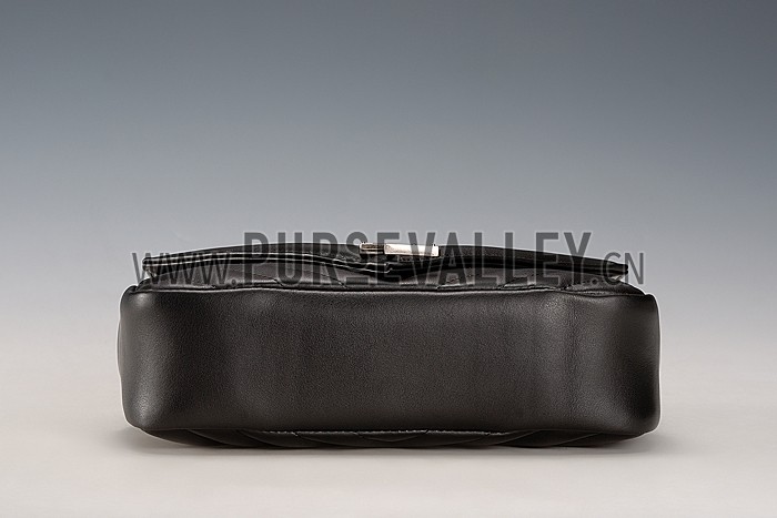 Saint Laurent College Matelasse Medium Bag Black