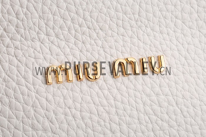 Miu Miu Satchel White and Gold