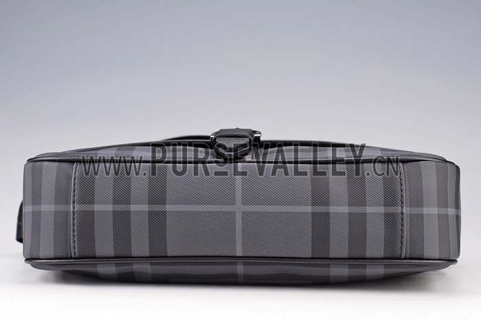 Burberry Grey Check Messenger Bag