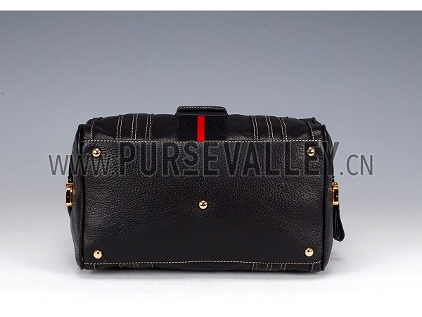 Gucci Aviatrix Medium Black Boston Bag