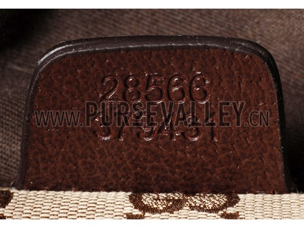 Gucci Belt Bag Brown With Web Strap