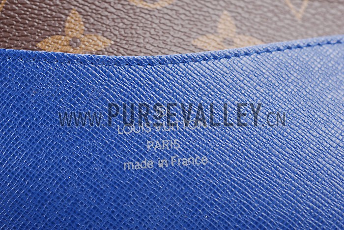 Louis Vuitton Josephine Blue Wallet