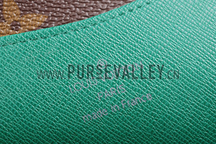 Louis Vuitton Josephine Green Wallet