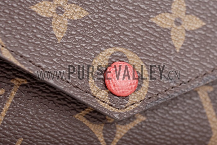 Louis Vuitton Josephine Monogram Long Rouge Wallet