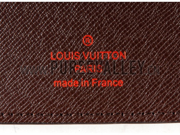 Louis Vuitton Damier Checkbook Wallet