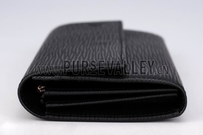 Louis Vuitton Sarah Black Epi Leather Wallet