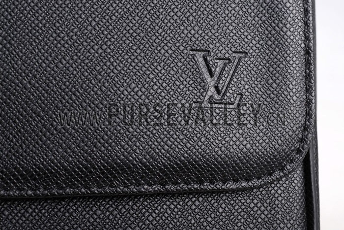 Louis Vuitton Milo Taiga Leather Black