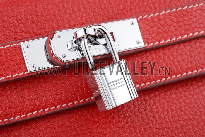 Hermes Kelly Small Red Bag