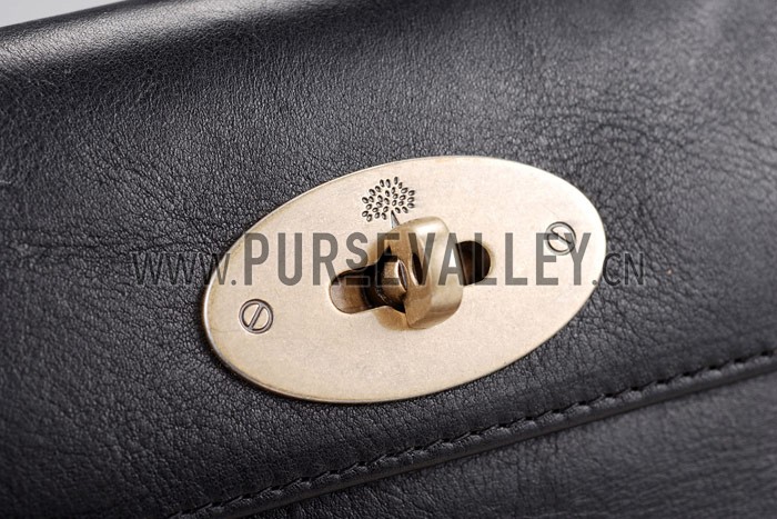 Mulberry Long Locked Purse Black
