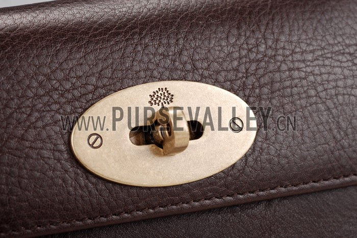 Mulberry Long Locked Purse Brown