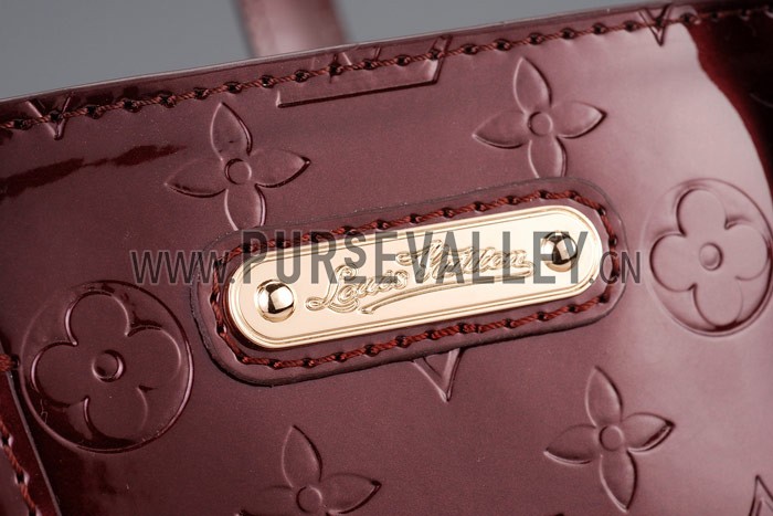 Louis Vuitton Monogram Vernis Wilshire MM Purple
