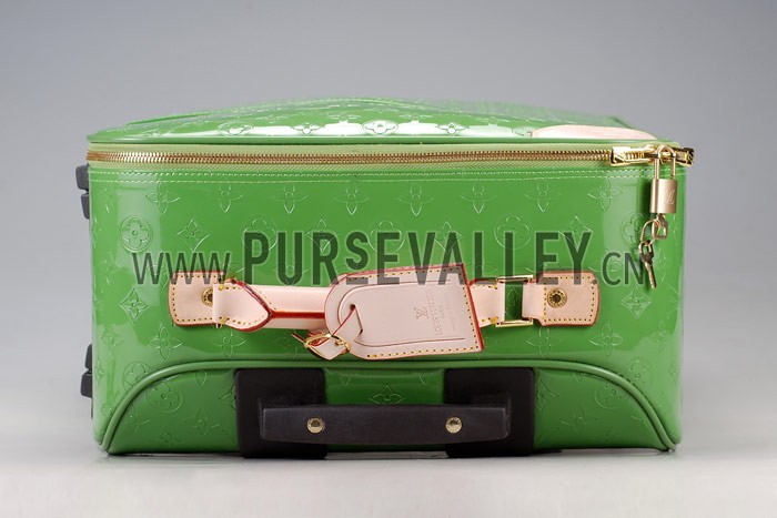 Louis Vuitton Green Vernis Pegase 55