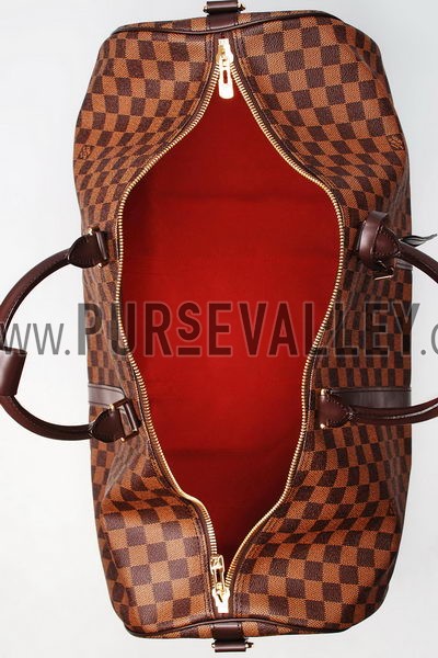 Louis Vuitton Damier Canvas Damier Keepall 55 With Shoulder Strap