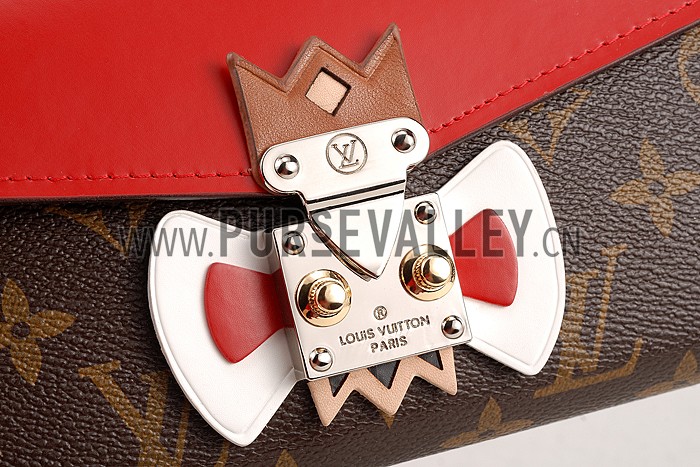 Louis Vuitton Tribal Mask Chaine Wallet Red