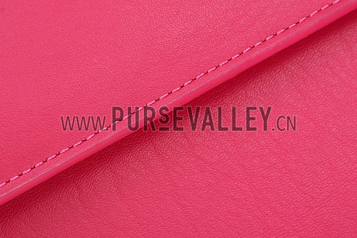 Saint Laurent Clutch Neon Pink