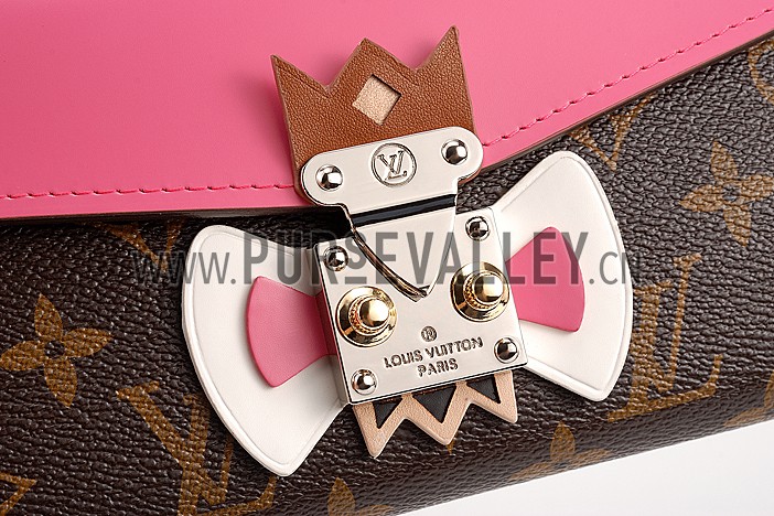 Louis Vuitton Tribal Mask Chaine Wallet Pink