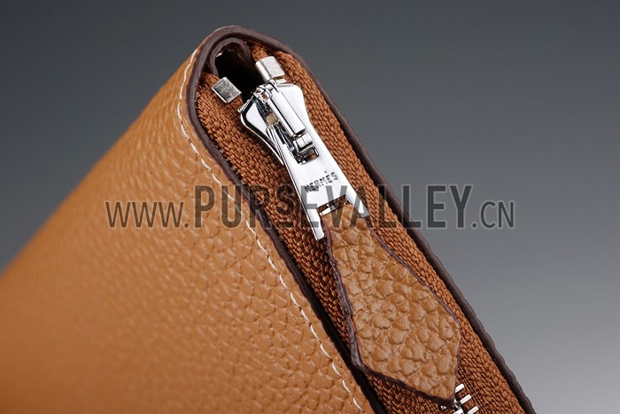 Hermes Azap Long Wallet Tan