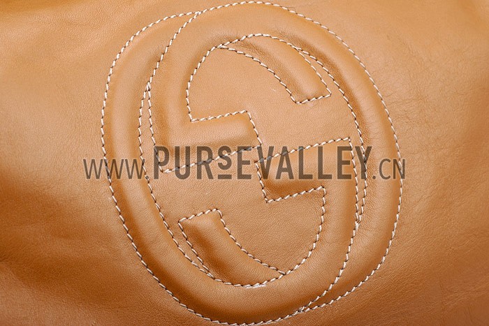 Gucci Soho Large Shoulder Bag Tan