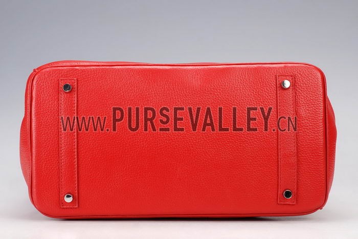 Hermes Medium Red Birkin Bag