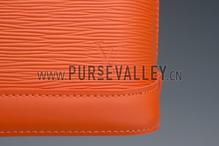 Louis Vuitton Alma PM Epi Learher Orange