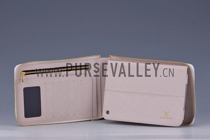 Louis Vuitton Damier Azure Mini iPad Clutch with Hand Strap