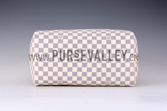 Louis Vuitton Damier Azur Speedy 35 with Shoulder Strap