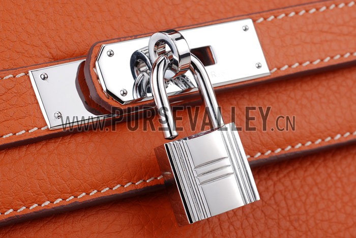 Hermes Kelly Small Orange-Brown Tan