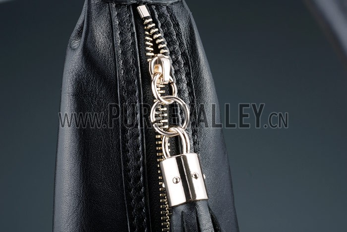 Gucci Soho Large Hobo with Embossed Interlocking G Black