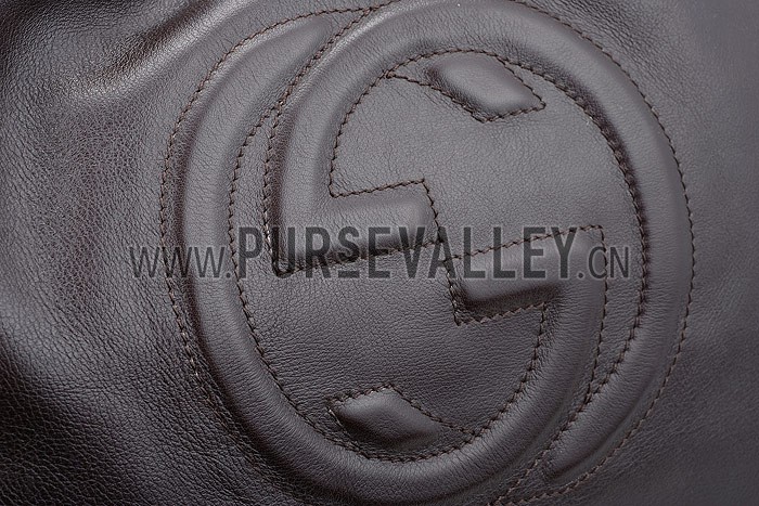 Gucci Soho Medium Shoulder Bag Dark Brown