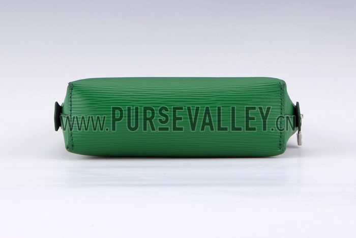 Louis Vuitton Epi Leather Cosmetic Case Green