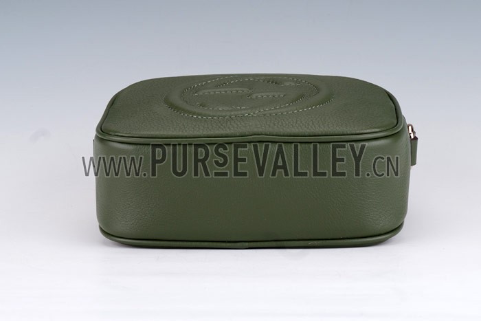 Gucci Soho Disco Shoulder Strap Bag Olive