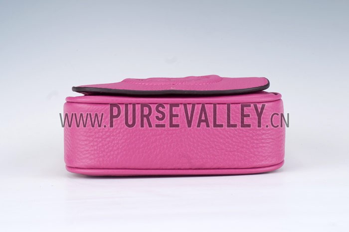 Gucci Soho Mini Shoulder Strap Bag Fuchsia