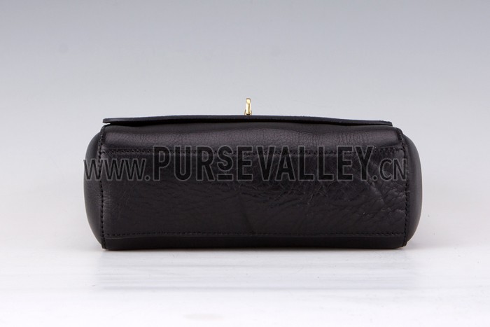 Mulberry Lily Black Leather Shoulder Bag