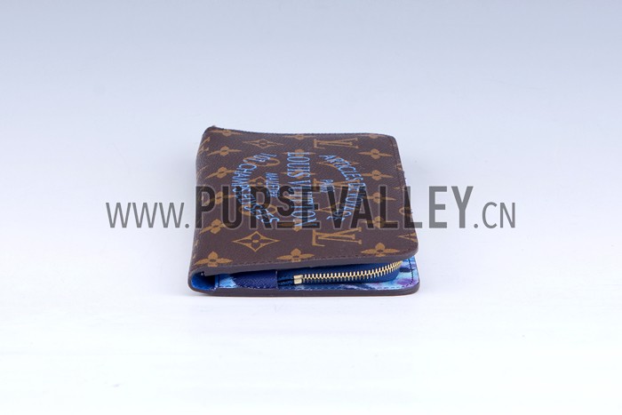 Louis Vuitton Insolite Ikat Monogram Canvas Wallet Grand Blue