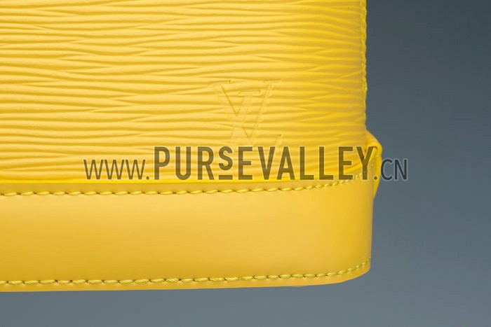 Louis Vuitton Alma PM Epi Leather Yellow