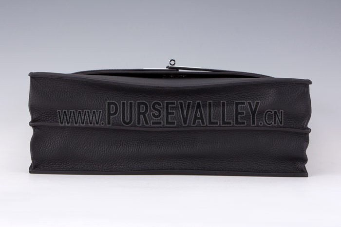 Hermes Kelly Briefcase Black