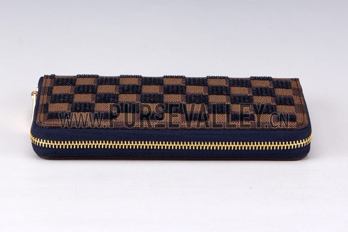 Louis Vuitton Damier Paillettes Wallet Blue