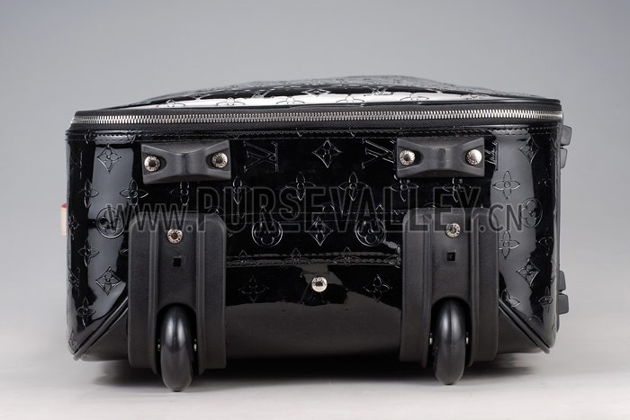 Louis Vuitton Black Vernis Pegase 55