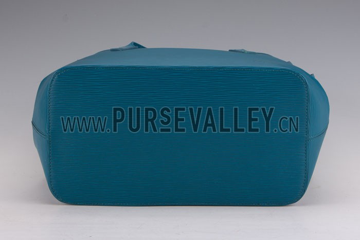 Louis Vuitton Neverfull MM Epi Leather Blue