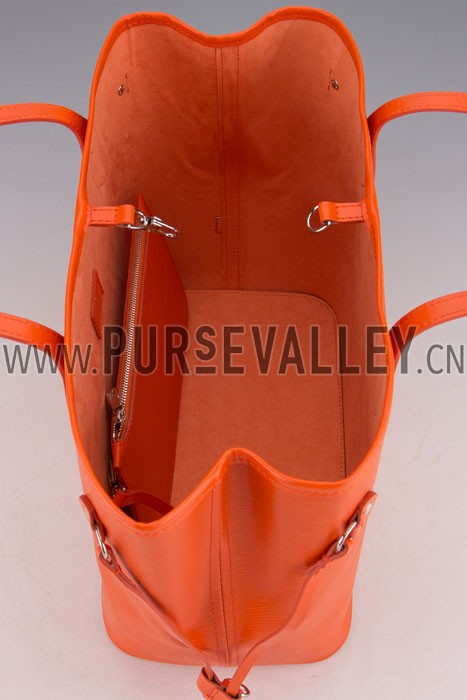 Louis Vuitton Neverfull MM Epi Leather Orange