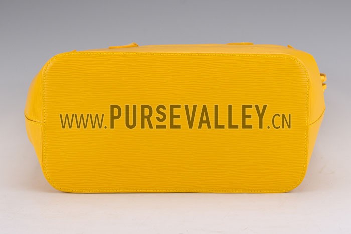 Louis Vuitton Neverfull MM Epi Leather Yellow