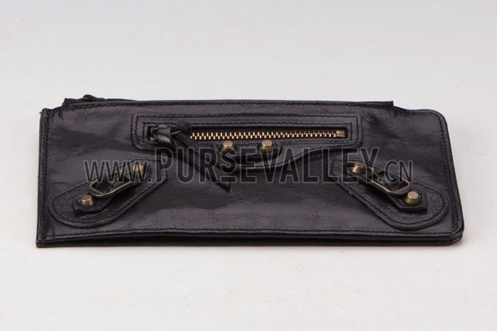 Balenciaga Giant Envelope Wallet Black