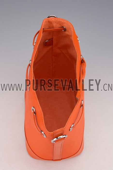 Louis Vuitton Noe BB Epi Orange Drawstring Bag