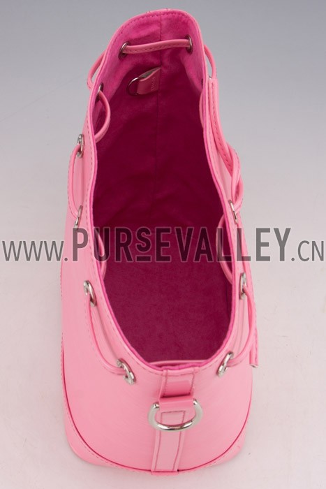 Louis Vuitton Noe BB Epi Pink Drawstring Bag