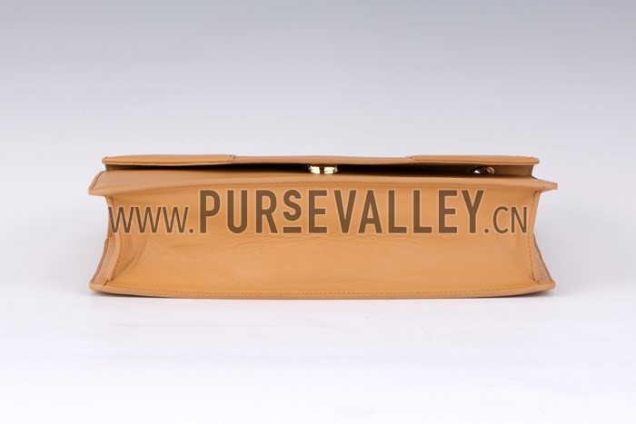 YSL Betty Medium Chain Shoulder Sand