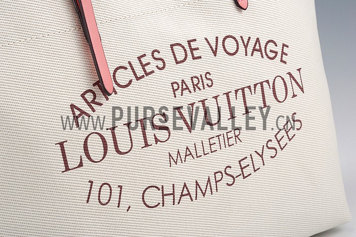 Louis Vuitton Cabas Canvas Bag Corail 607765