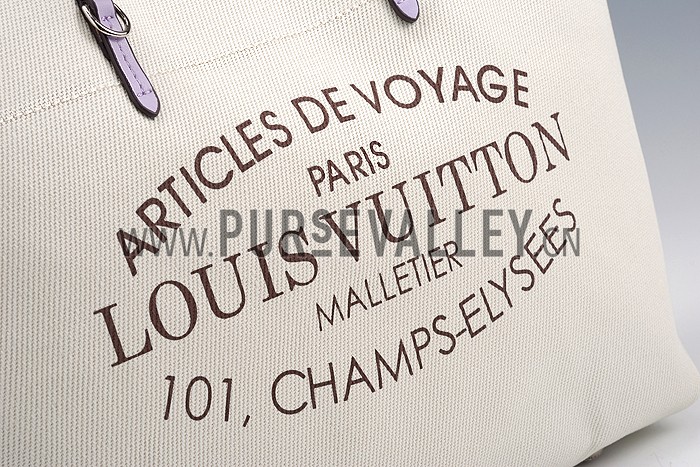 Louis Vuitton Cabas Canvas Bag Lilas 607766