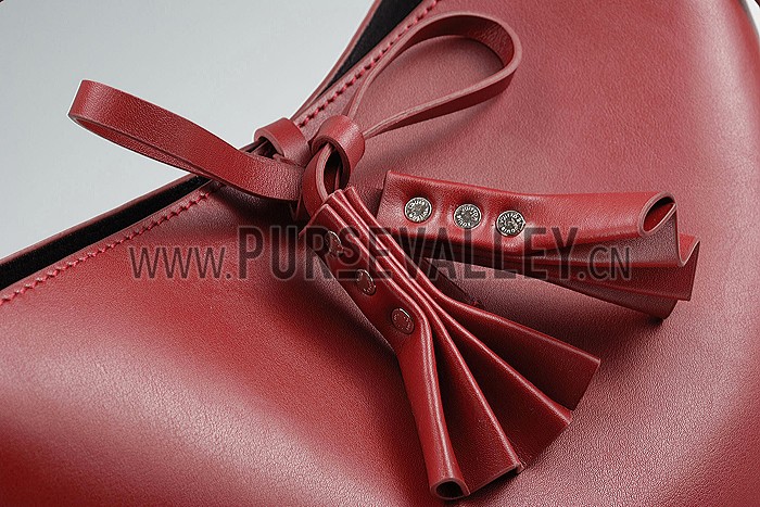Louis Vuitton New Noe Cuir Nuance Rubis Drawstring Bag 607552