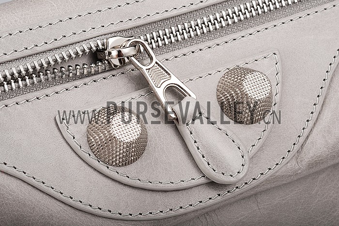 Balenciaga Giant 12 Envelope Clutch Argent Silver 607849