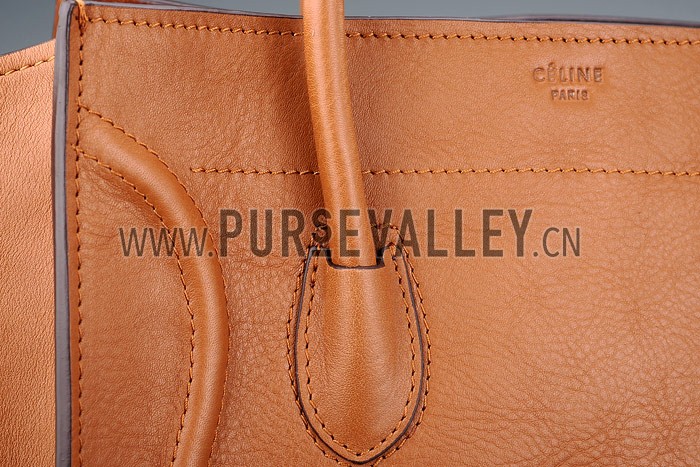 Celine Luggage Phantom Tote Bright Tan